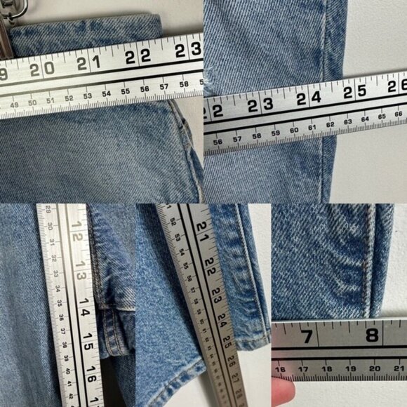 NWT Good American Good Classic Jeans Indigo Blue Size 20 High Rise Distressed - Picture 14 of 15